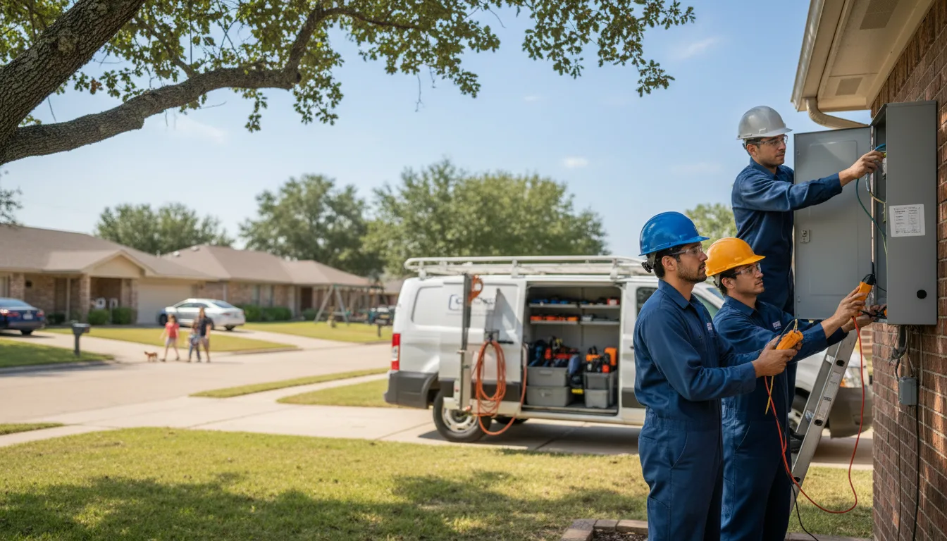 Certified electrician providing emergency electrical services in Creighton, PA